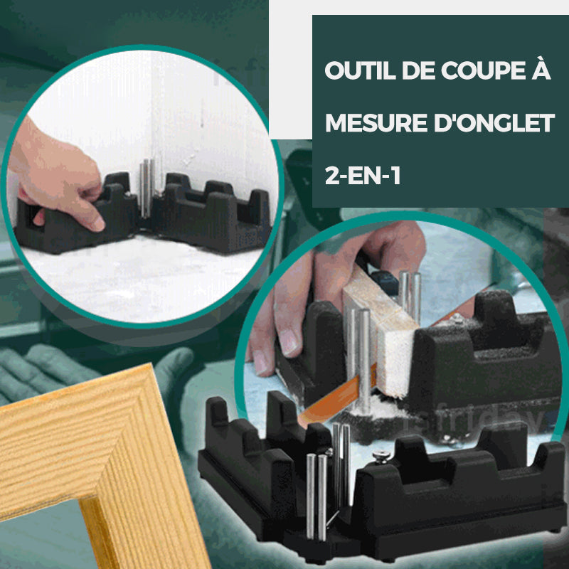 💥Outil de coupe de mesure d'onglet deux en un