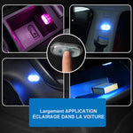 Lumière d'éclairage de voiture à capteur tactile