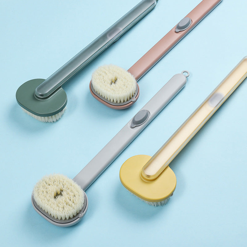 Brosse De Nettoyage De Massage De Bain Á Long Manche