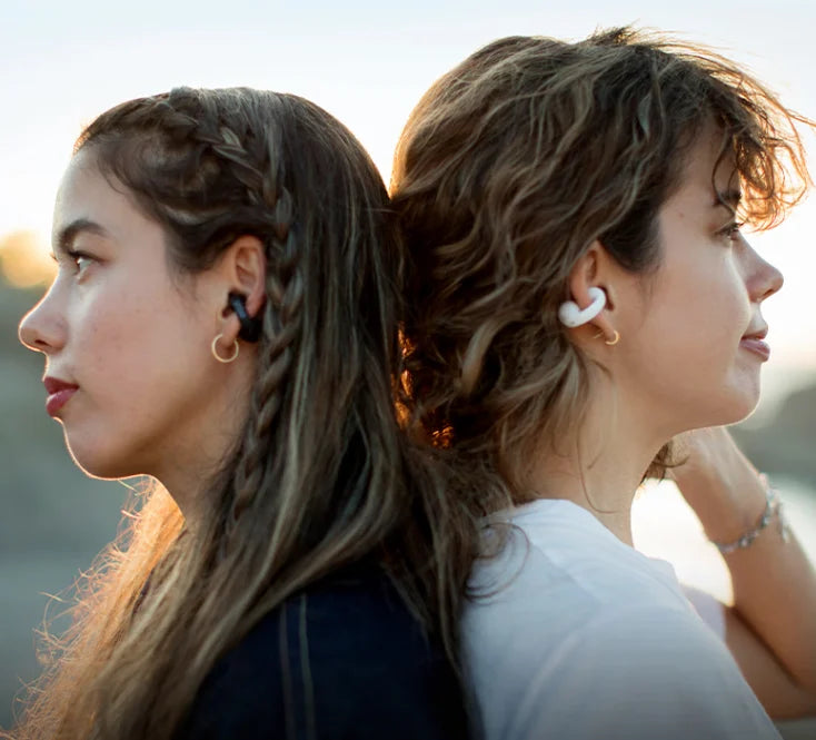 Casque d'écoute à conduction osseuse avec clip d'oreille sans fil