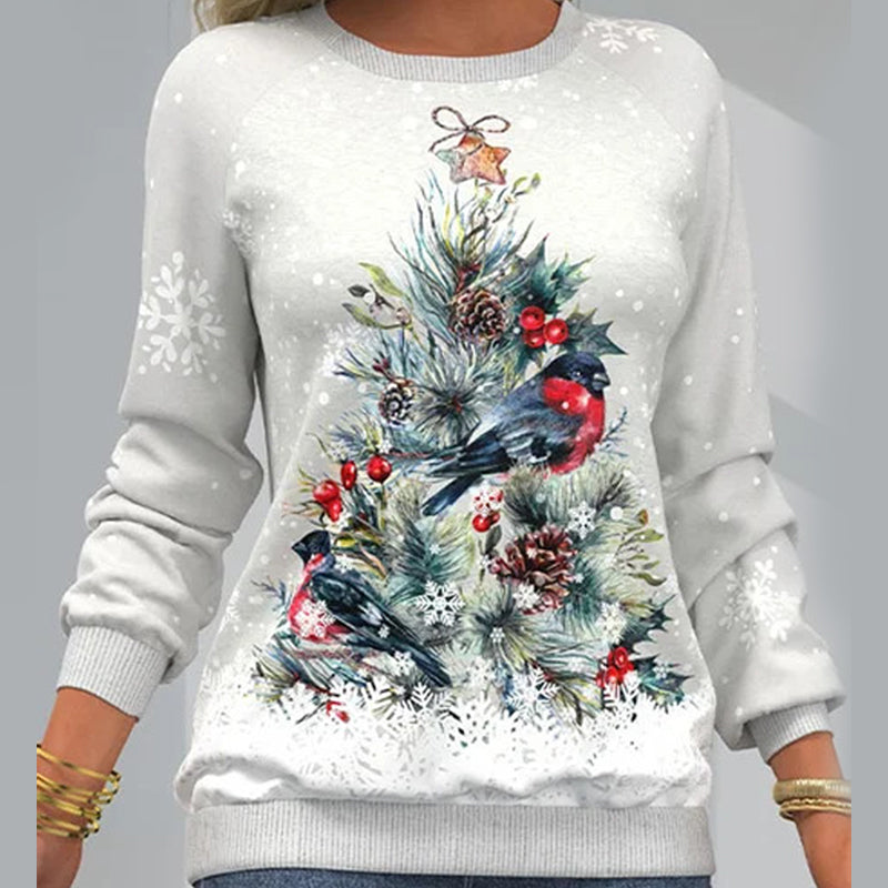 Pull à Motif d'Arbre de Noël