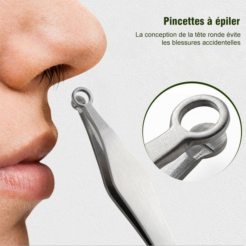 Pince à Épiler Universelle pour Poils de Nez