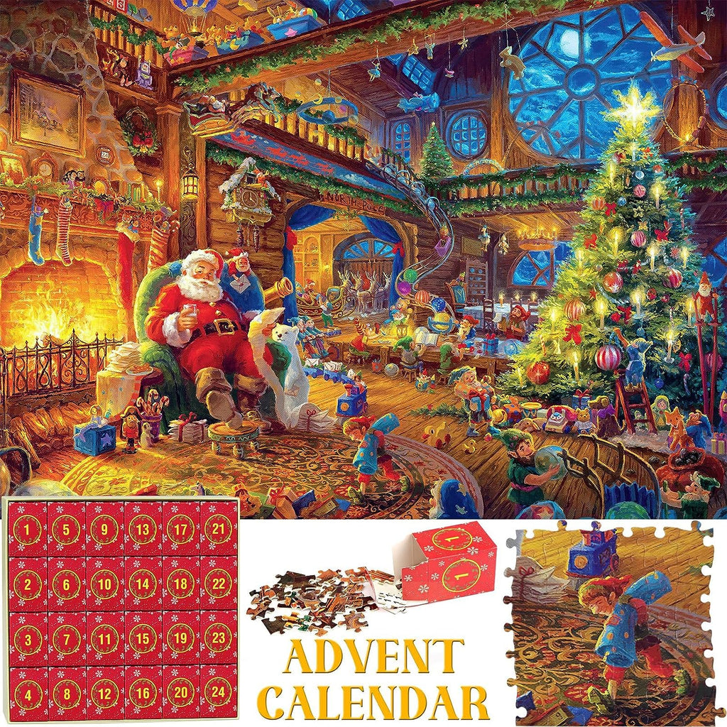 Calendrier de l'Avent 2023 Puzzles de Noël