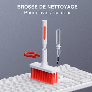 Brosse de Nettoyage 5 en 1 pour Clavier et Écouteurs