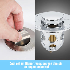 Bouchon universel de fuite de tête d'eau de lavabo