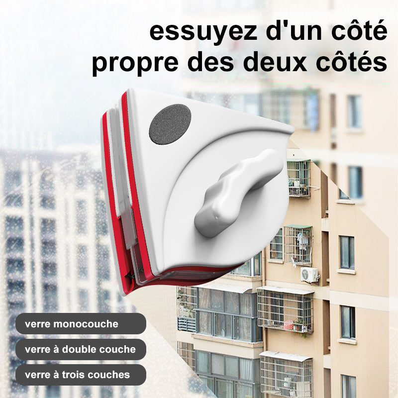 Nettoyant magnétique pour vitres double face - ciaovie