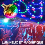 Ampoule Rotative Colorée Boule Disco LED