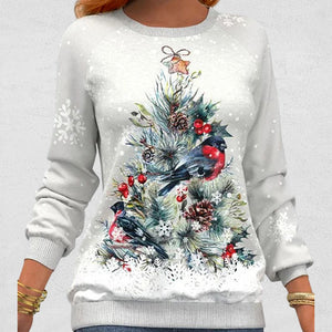 Pull à Motif d'Arbre de Noël