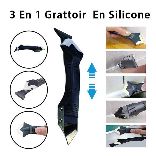 🌟3-en-1 Outil De Calfeutrage Silicone