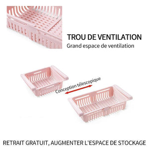 Rack de stockage de la cuisine réfrigérateur partition - ciaovie