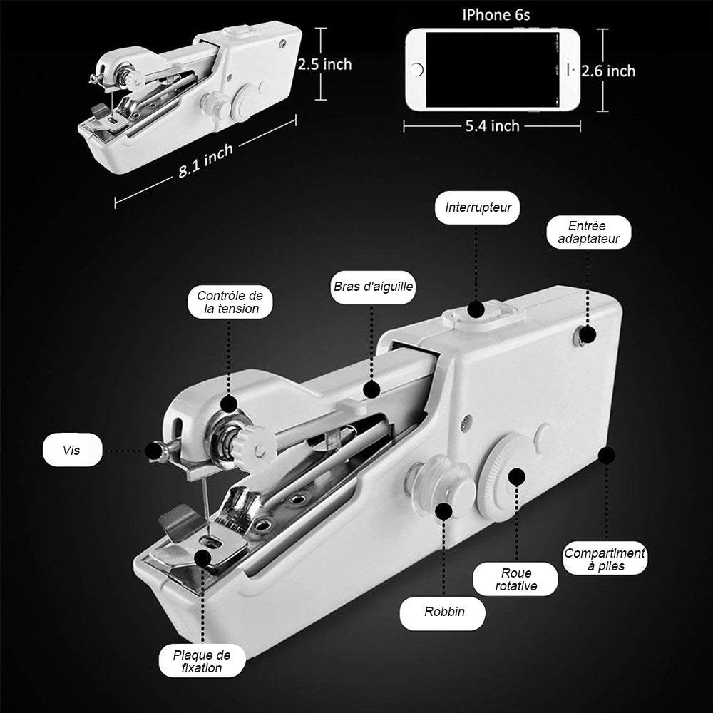 Ciaovie Mini Machine à Coudre Portable - ciaovie