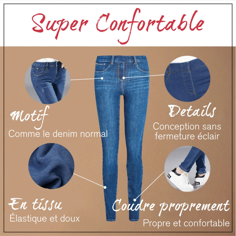 Leggings Jean Slim Extensible pour Femmes - ciaovie