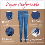 Leggings Jean Slim Extensible pour Femmes - ciaovie