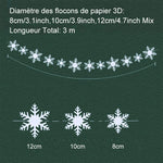 Ciaovie™ Décorations 3D en Flocon de Neige (6/12 pièces) - ciaovie