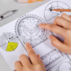 Règle géométrique multifonctionnelle