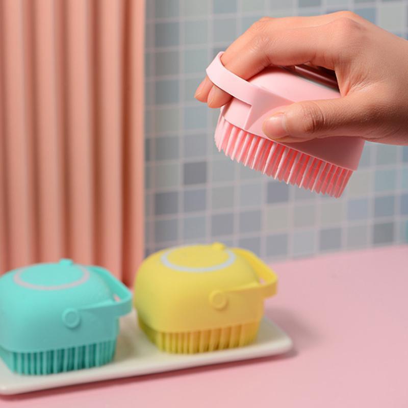 Brosse de Massage de Bain en Silicone Souple