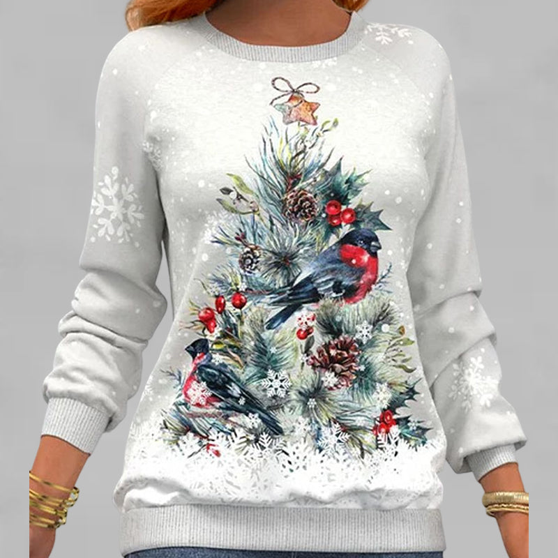 Pull à Motif d'Arbre de Noël