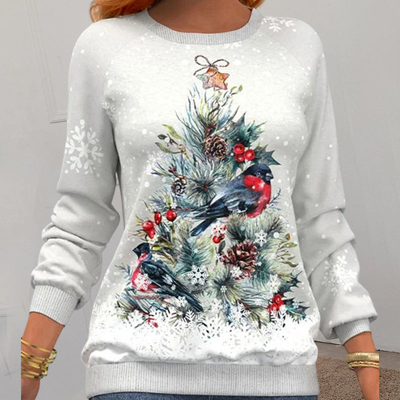 Pull à Motif d'Arbre de Noël