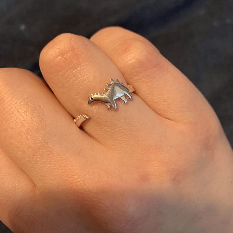 Bague Réglable en Forme de Dinosaure Mignon