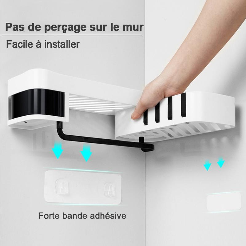 Ciaovie™ Étagère de Douche Rangement Salle de Bain Montage Réglable Sans Perçer - ciaovie