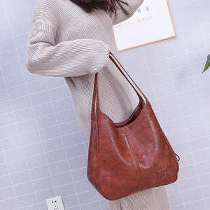 Sac à Main En Cuir Vintage Pour Femme