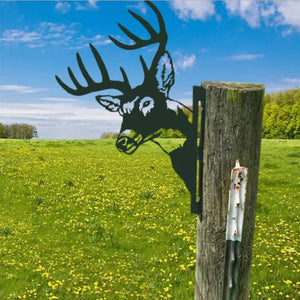 Décoration extérieure d'art en métal de ferme