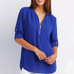 Blouse-Couleur Pure-Clo V - ciaovie