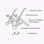 Ciaovie™ Support Ajustable pour Ordinateur Portable - ciaovie