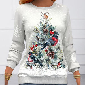 Pull à Motif d'Arbre de Noël