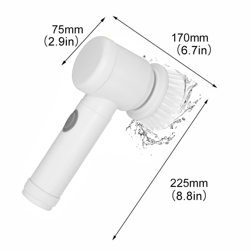 Brosse de nettoyage électrique rechargeable Saker